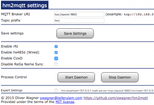 hm2mqtt settings